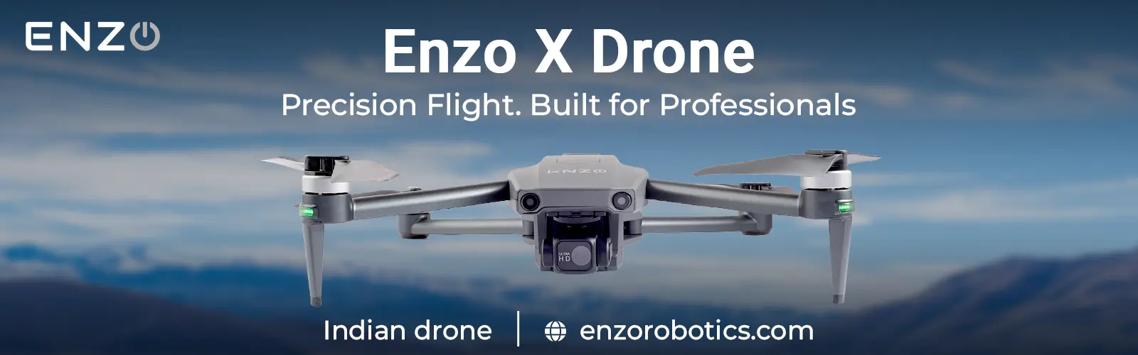 Enzo X Drone Made in India Precision Drone for Smart Aerial Missions